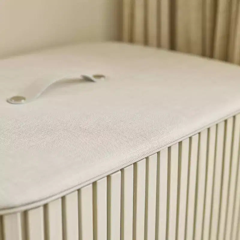 Panier à linge en bambou avec compartiments