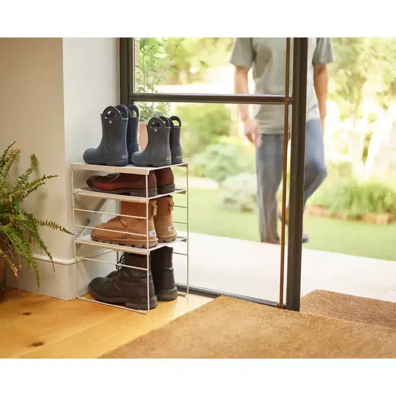 Étagère à chaussures réglable en hauteur