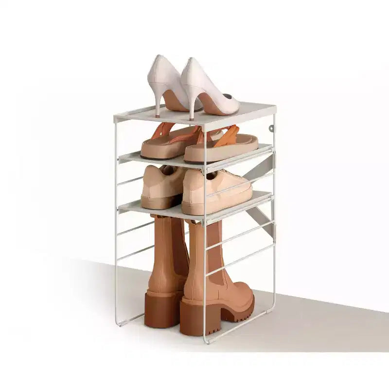 Étagère à chaussures réglable en hauteur
