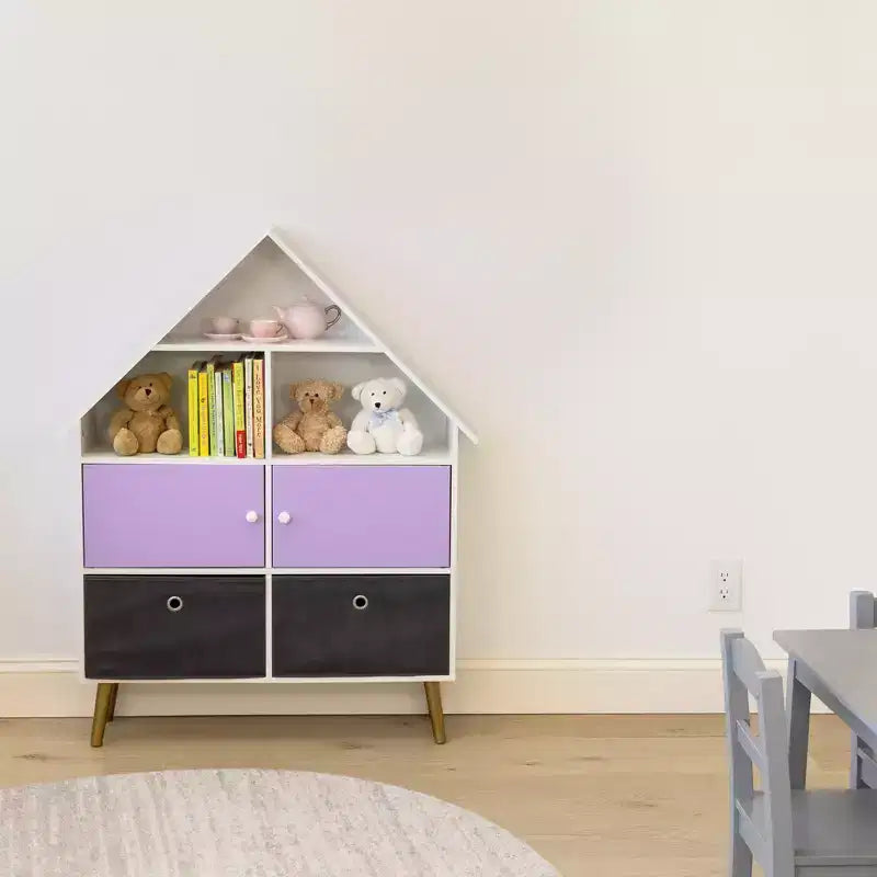 Organisateur de rangement pour maison de poupée pour enfants