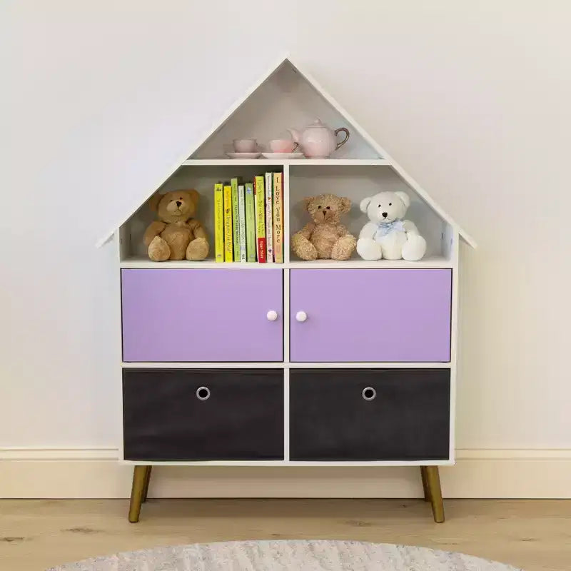 Organisateur de rangement pour maison de poupée pour enfants