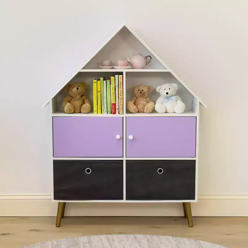 Organisateur de rangement pour maison de poupée pour enfants