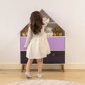 Organisateur de rangement pour maison de poupée pour enfants