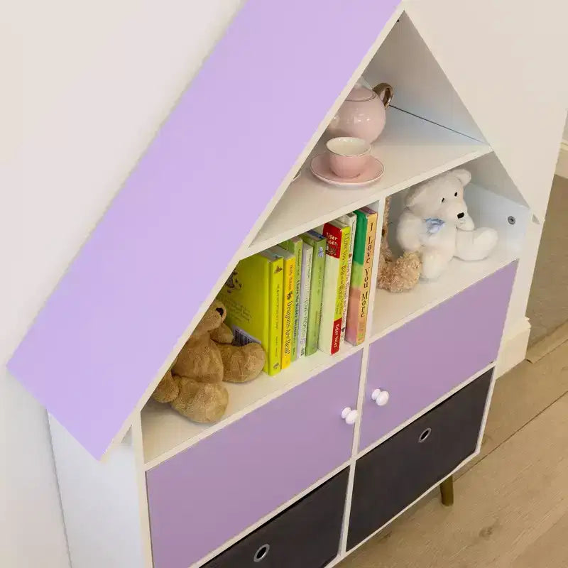 Organisateur de rangement pour maison de poupée pour enfants