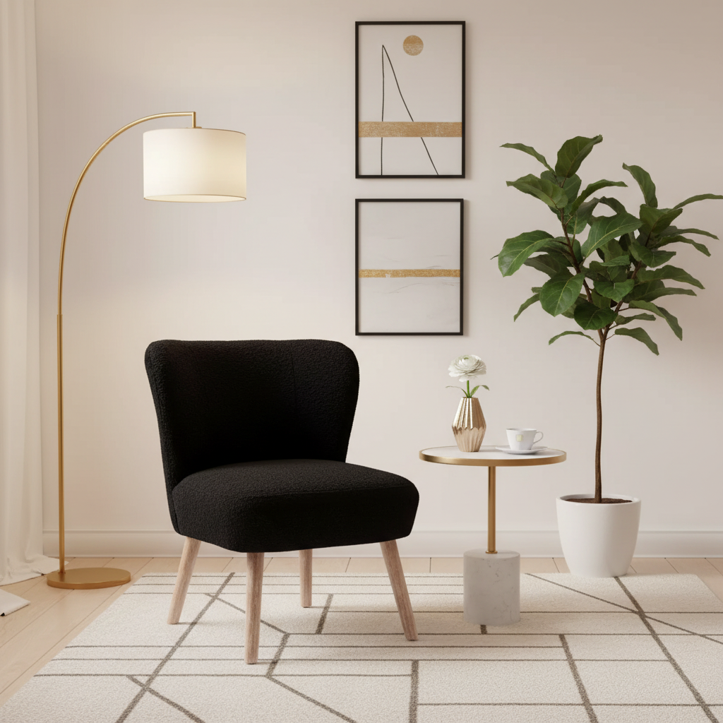 Fauteuil d'appoint rembourré