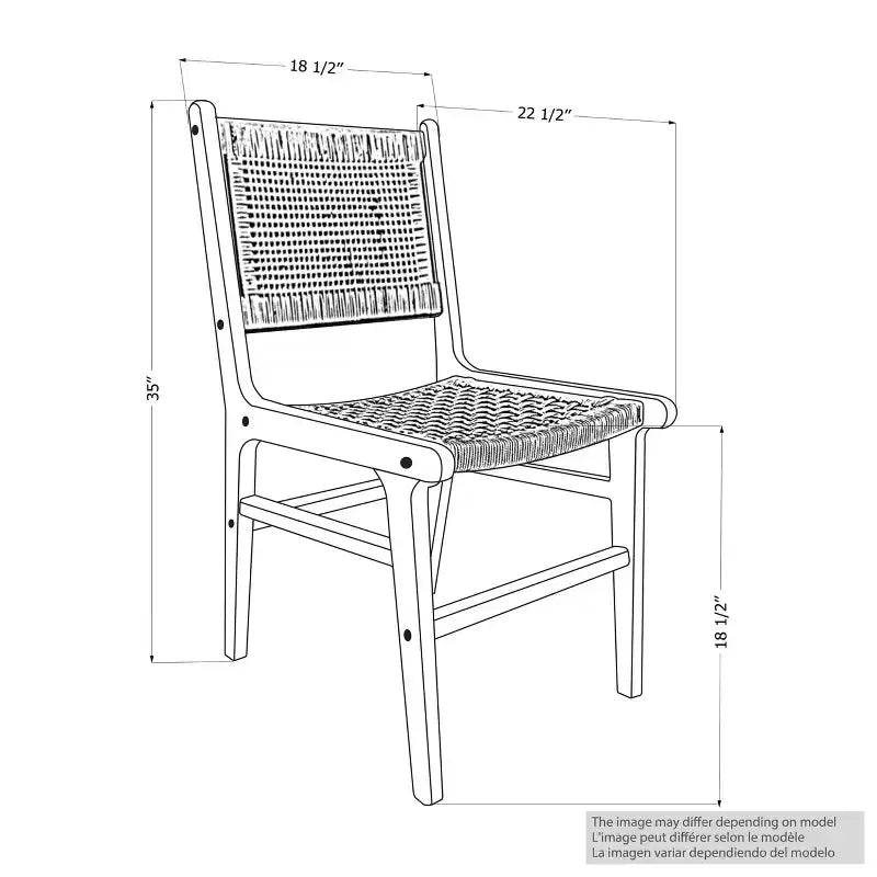 Chaises de salle à manger en rotin
