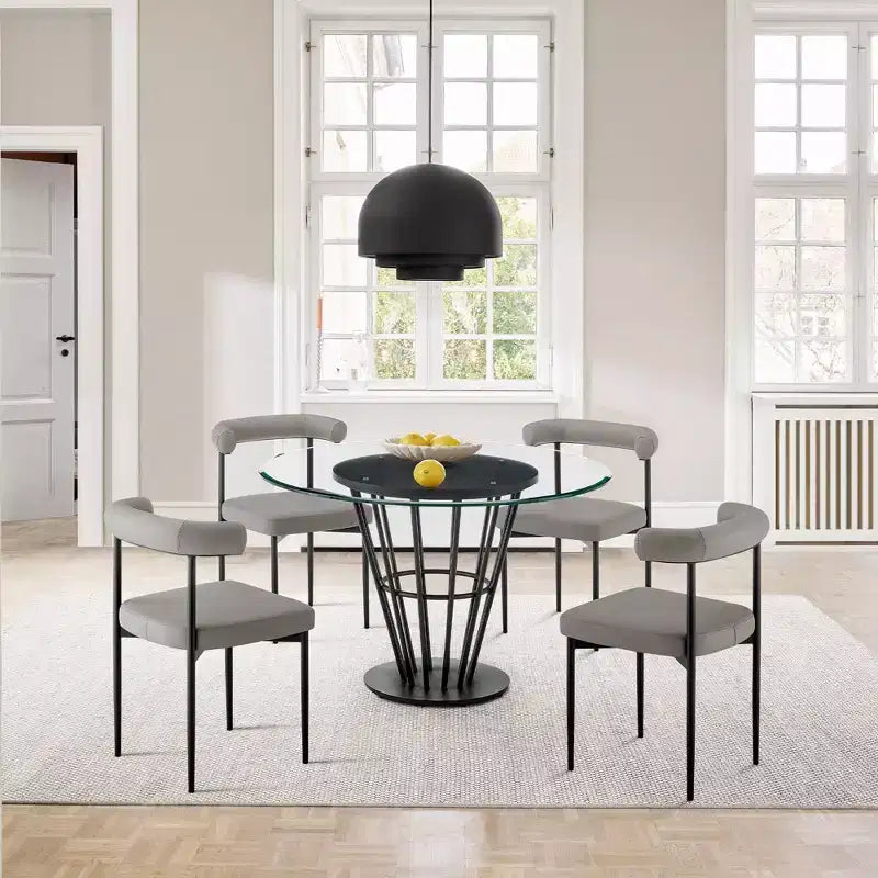 Chaises de salle à manger gris clair