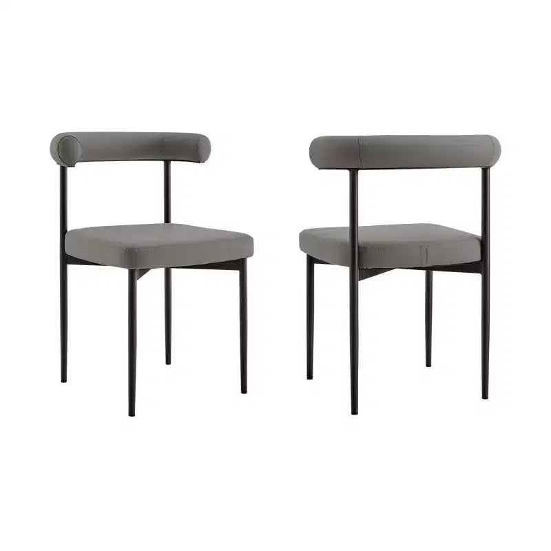 Chaises de salle à manger gris clair
