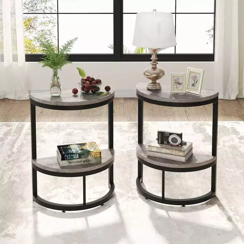 Table d'appoint demi-lune