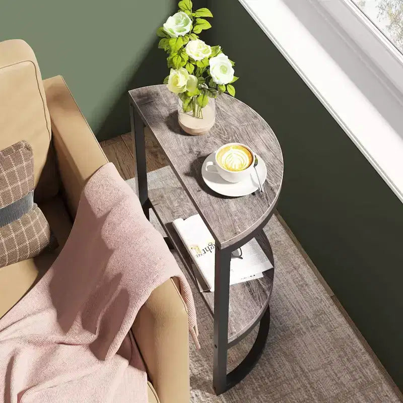 Table d'appoint demi-lune
