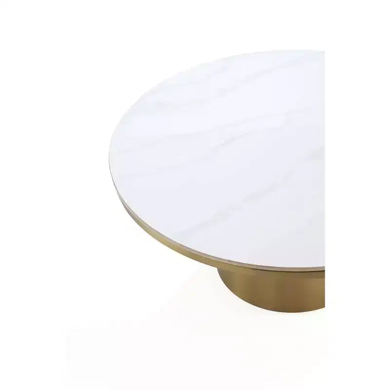Table basse dorée