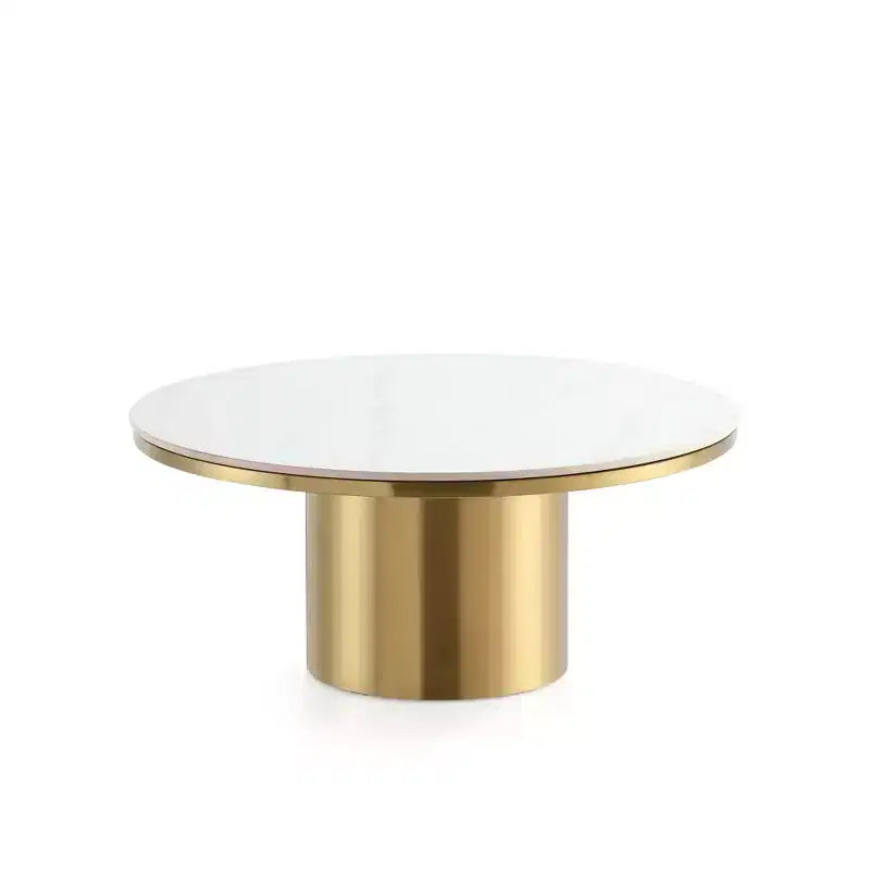 Table basse dorée