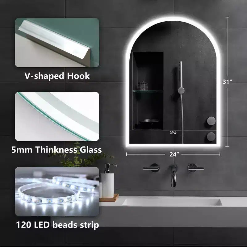 Miroir de courtoisie de salle de bain