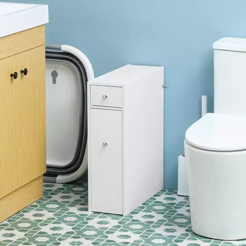 Organisateur de salle de bain au sol