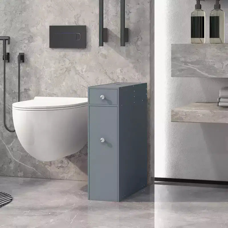 Organisateur de salle de bain au sol
