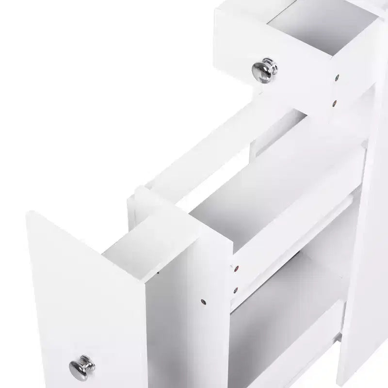 Organisateur de salle de bain au sol