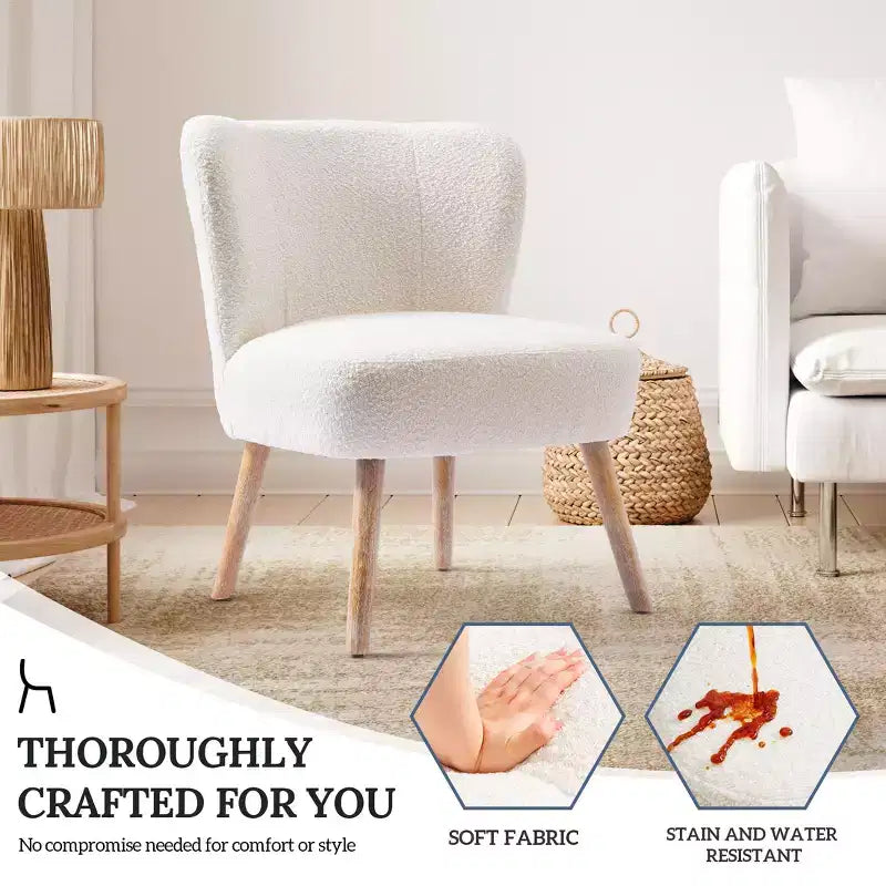 Fauteuil d'appoint rembourré