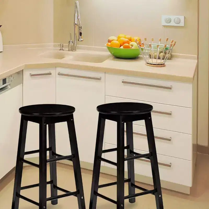 Tabourets de bar ronds classiques