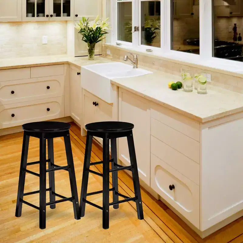 Tabourets de bar ronds classiques