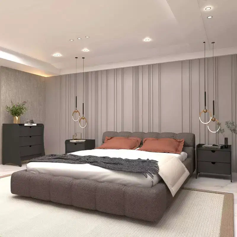 Chambre avec Commode et Table de Chevet