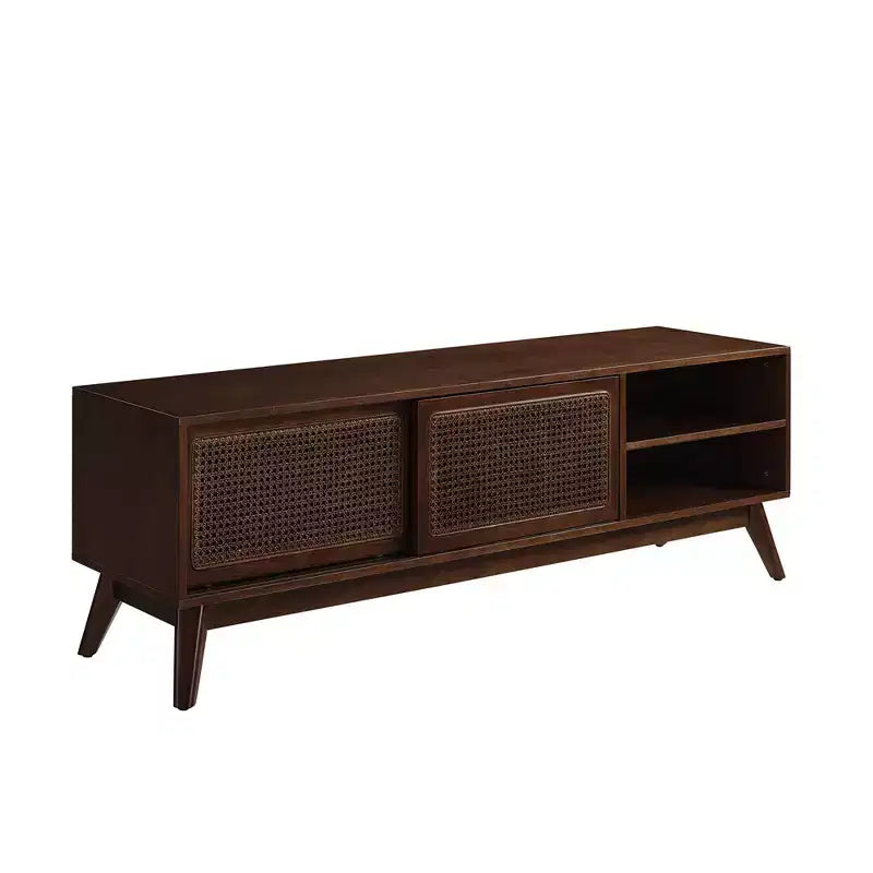Meuble TV en rotin moderne