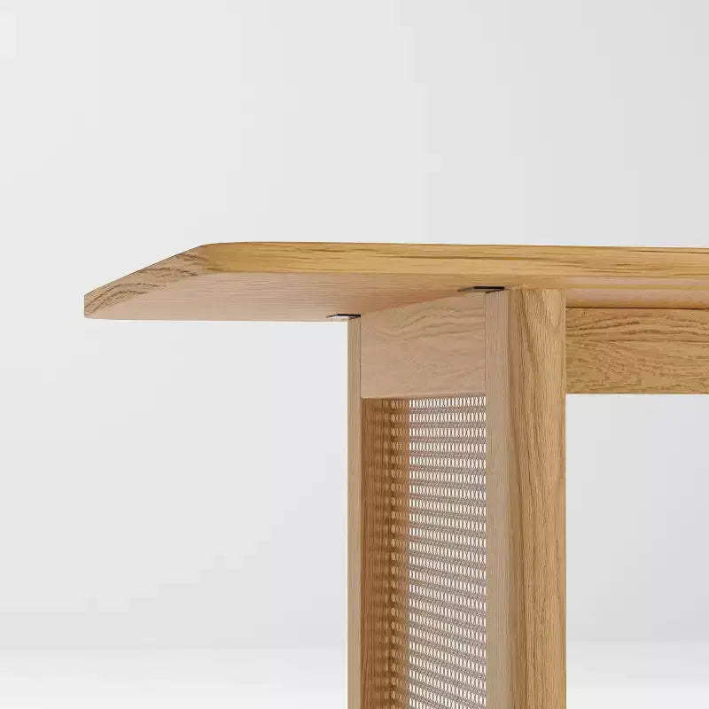 Table à manger rectangulaire en bois Mid-Century