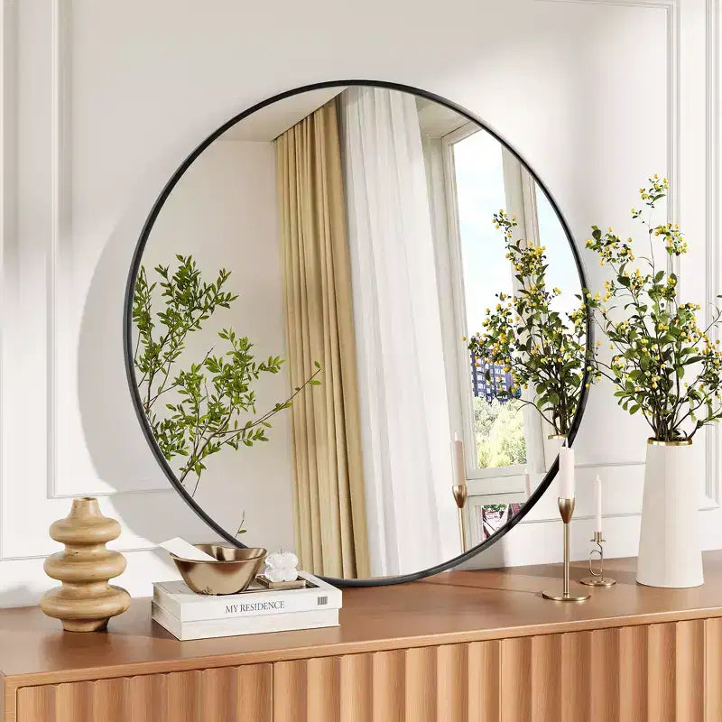 Miroir Mural Doré