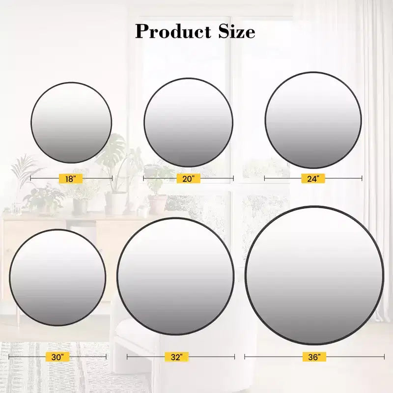 Miroir Mural Doré