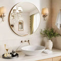 Miroir Mural Doré