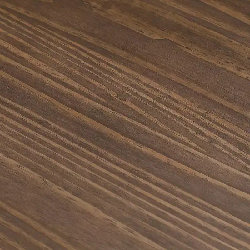 Table basse ronde à pieds croisés en bois massif