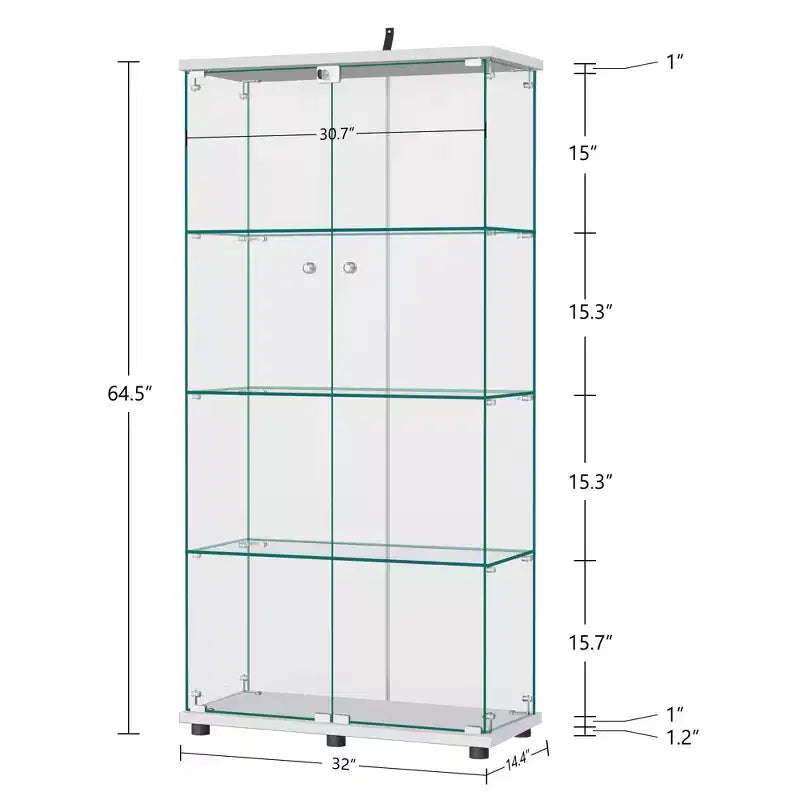Vitrine en verre
