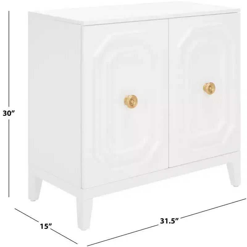 Meuble d'entrée avec porte, blanc