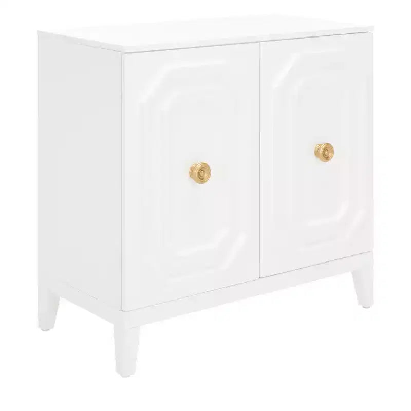 Meuble d'entrée avec porte, blanc