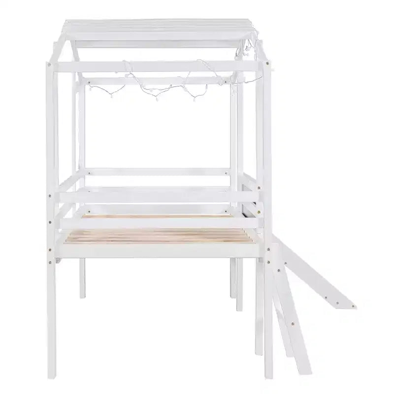 Lit mezzanine simple en bois