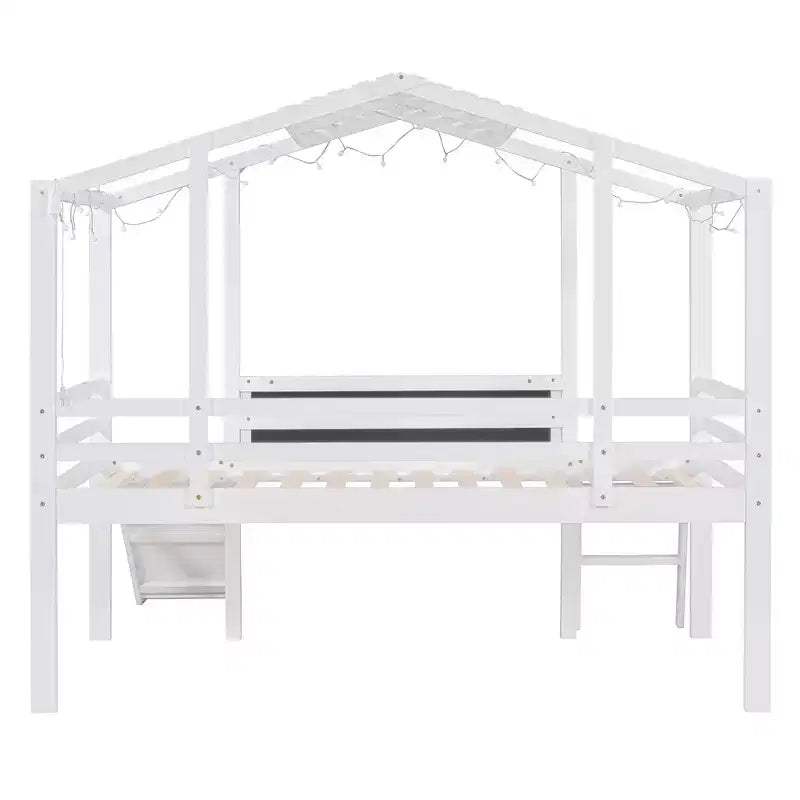Lit mezzanine simple en bois