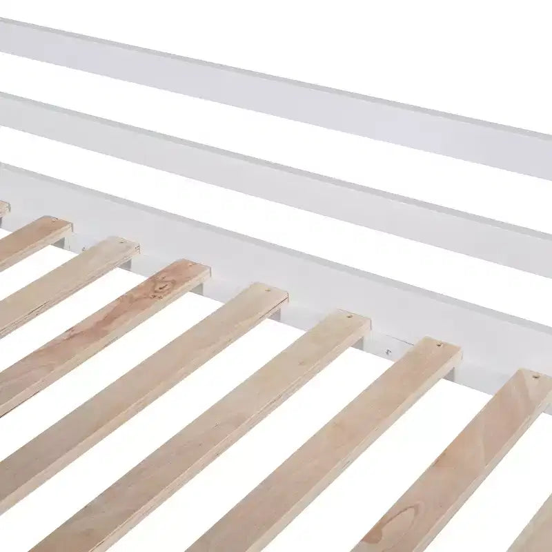 Lit mezzanine simple en bois