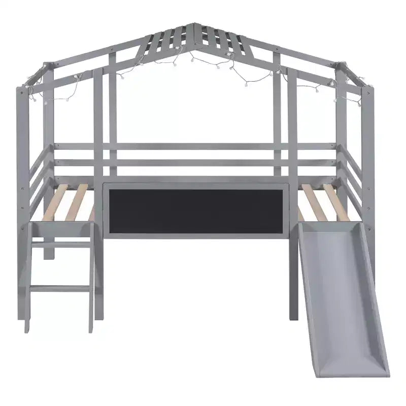 Lit mezzanine simple en bois