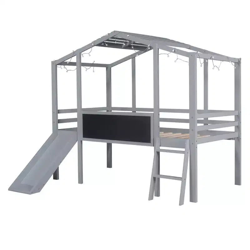 Lit mezzanine simple en bois