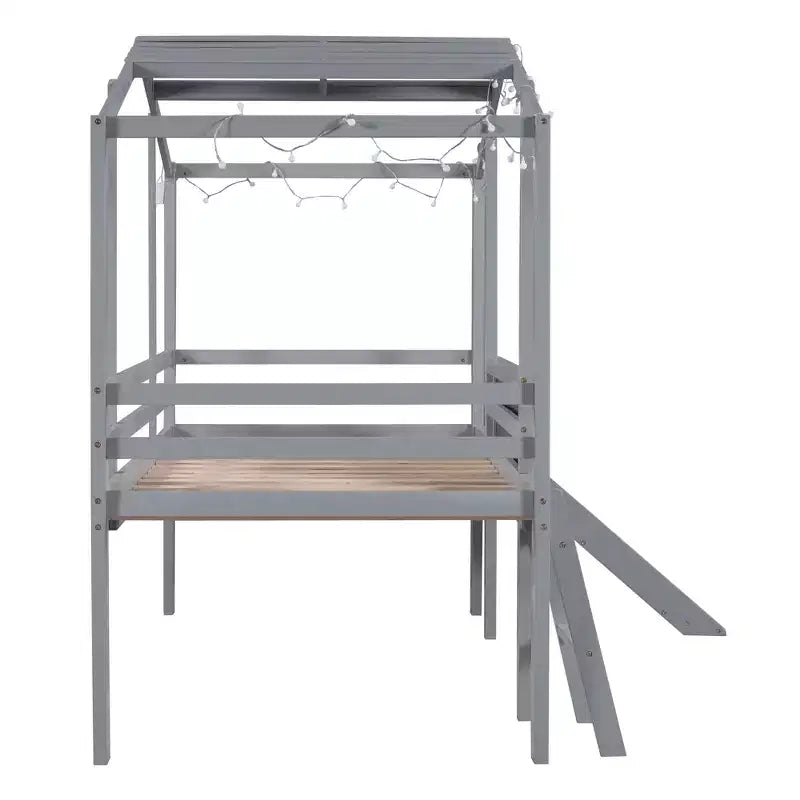 Lit mezzanine simple en bois