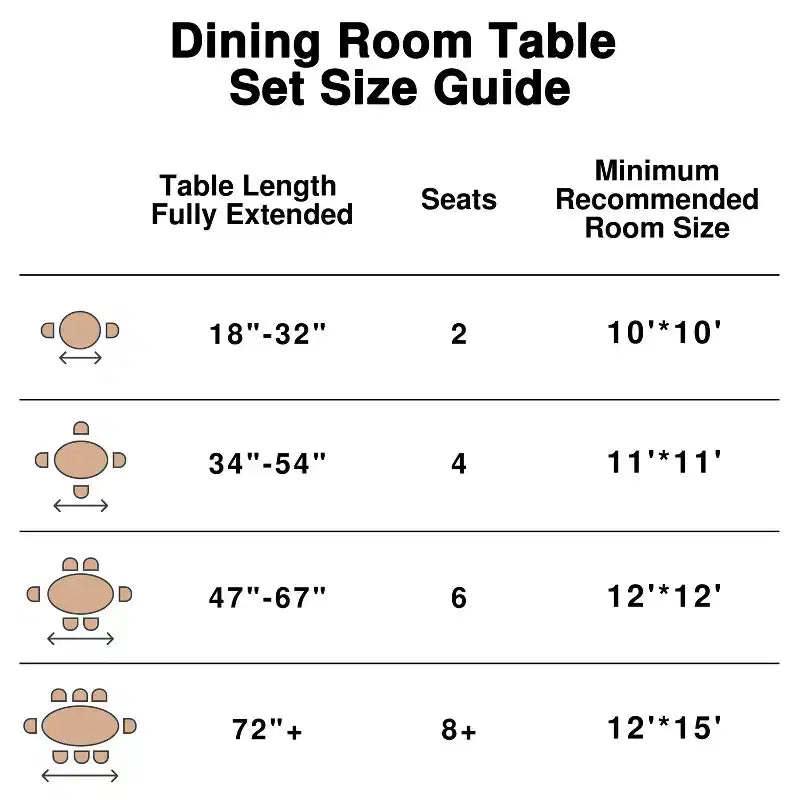 Table à manger ronde Mid-Century
