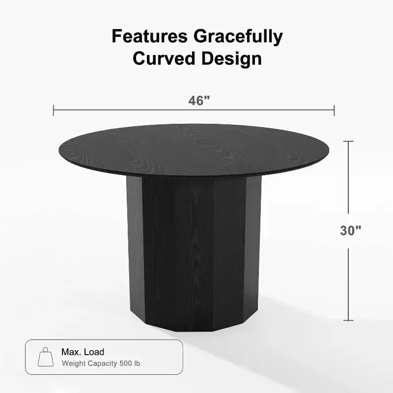 Table à manger ronde Mid-Century