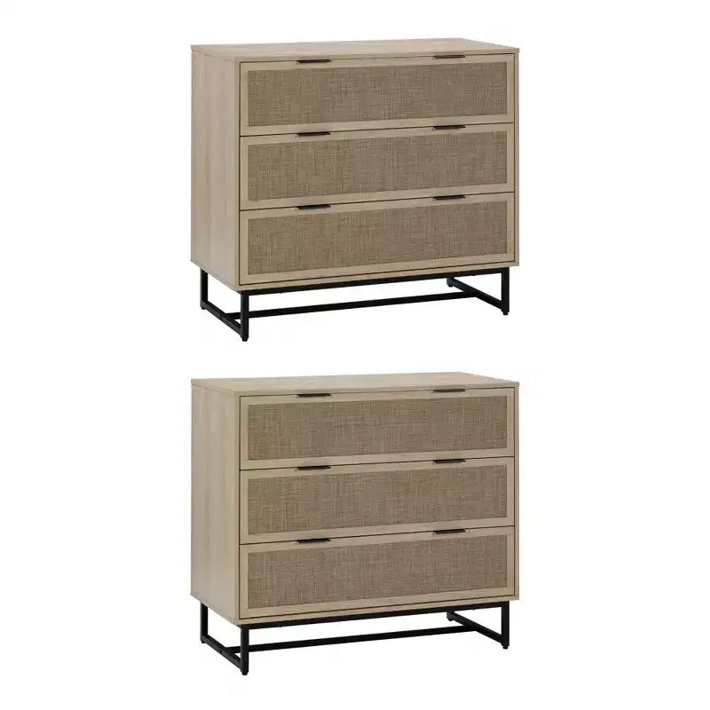 Commode en rotin