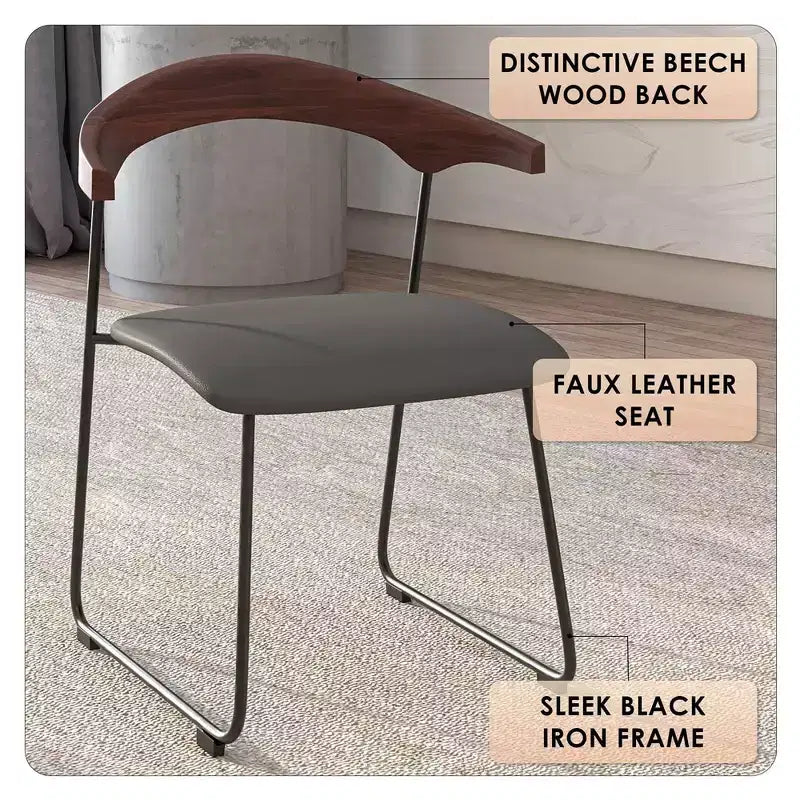 Chaises de salle à manger modernes rembourrées