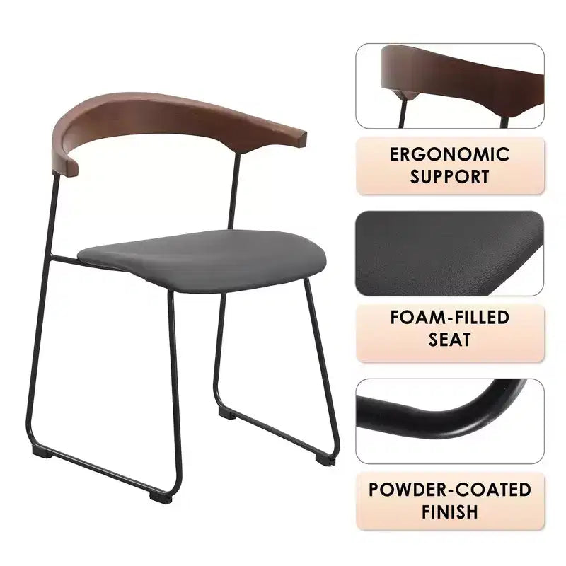 Chaises de salle à manger modernes rembourrées