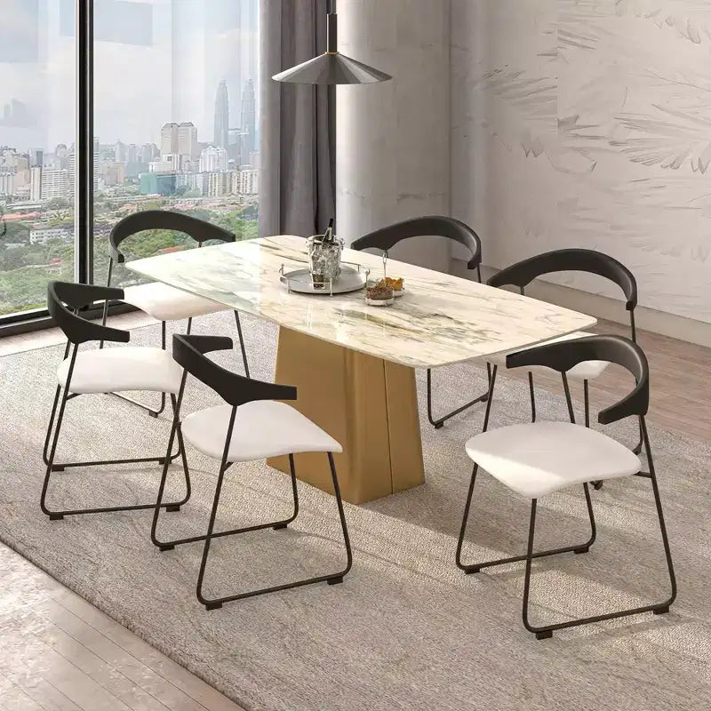 Chaises de salle à manger modernes rembourrées