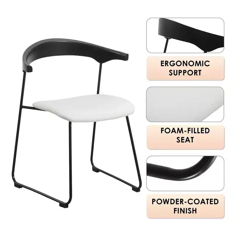 Chaises de salle à manger modernes rembourrées