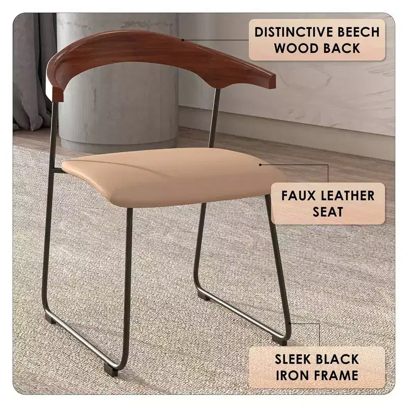 Chaises de salle à manger modernes rembourrées