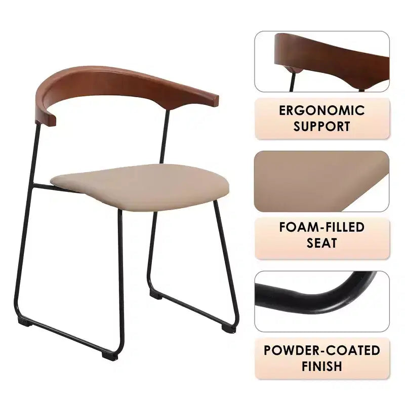 Chaises de salle à manger modernes rembourrées
