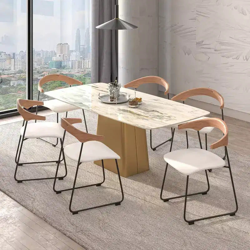 Chaises de salle à manger modernes rembourrées