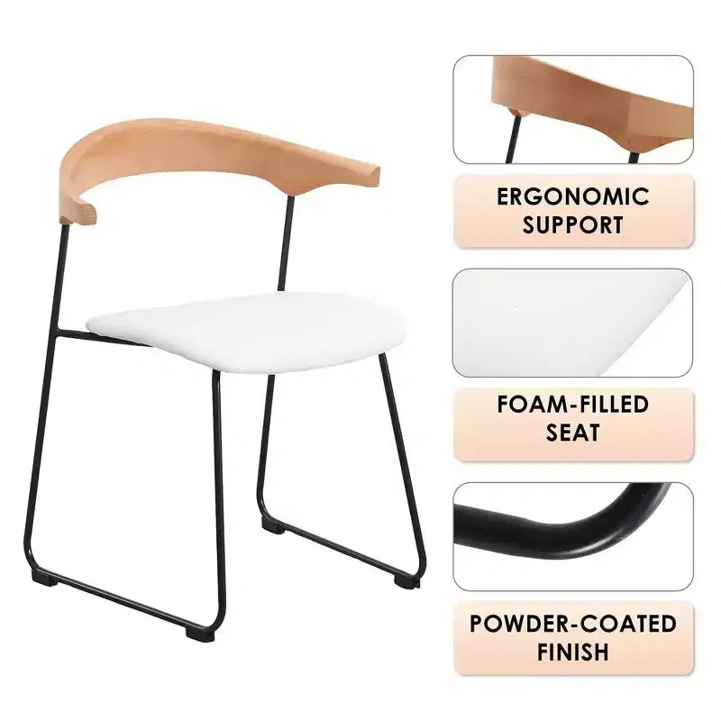 Chaises de salle à manger modernes rembourrées